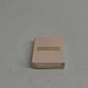 Vlando Travel Jewelry Case,Portable Jewelry Organizer Storage Book with Clear Zipper Velvet Jewelry Pouch Bag Gifts for Traveler Women Girls-Toffee (Small-Toffee)