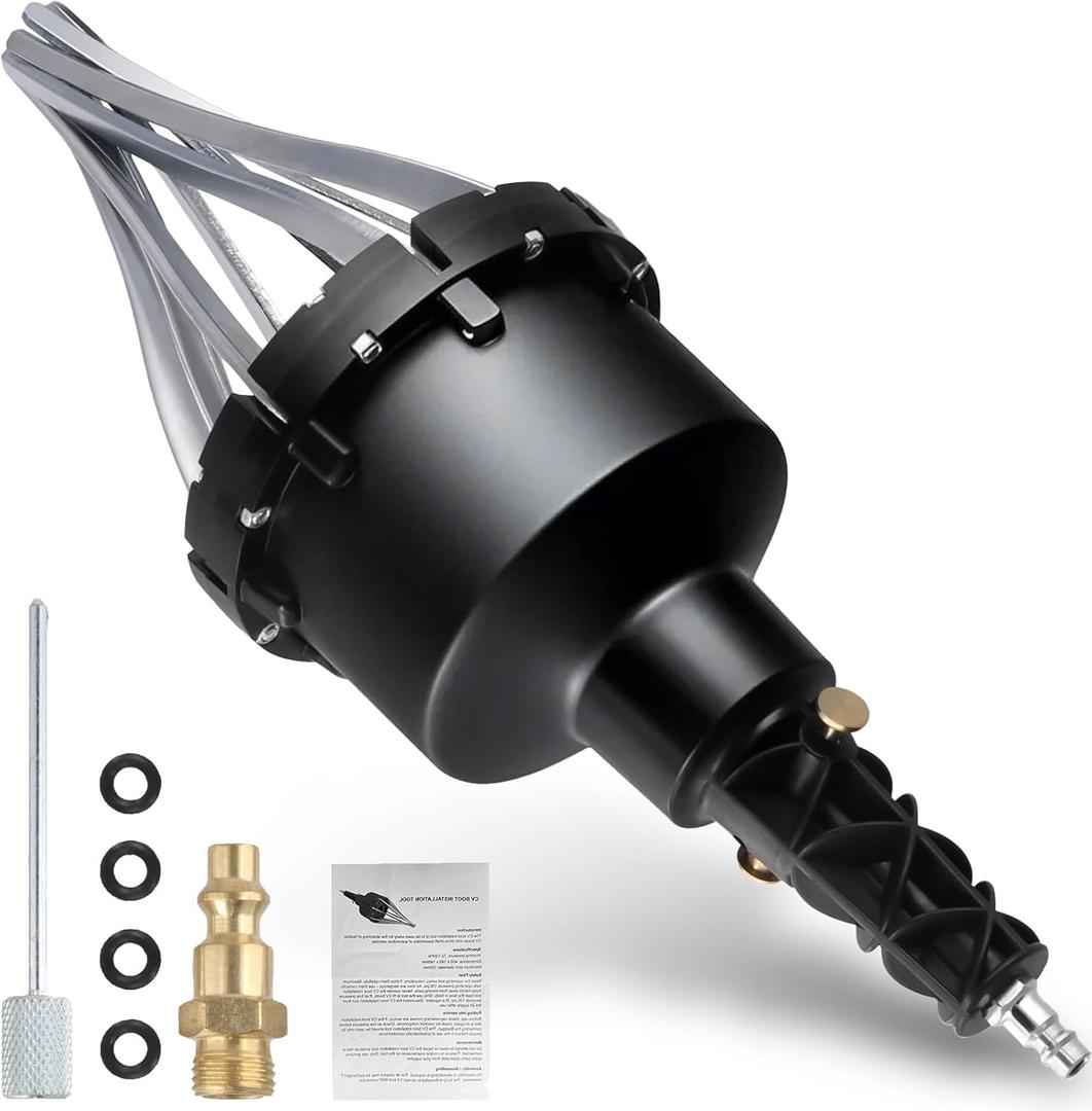 Universal Pneumatic CV Joint Boot Installation Tool, Pneumatic CV Joint Boot Spreader & Expander - Ideal for All Universal and Original Vehicle CV Joint Boots, Install & Removal Air Tool