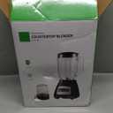 GDOR Blender, 52 Oz Glass Jar, Multi-Function Kitchen Blender & Grinder Combo, 9 Functions with Shakes, Puree, Crush Ice, and Chop, Max 700W, Self Cleaning