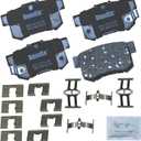 Bendix Priority1 CFC365 Ceramic Rear Brake Pads for select Acura CL, CSX, EL, ILX, Integra, Legend, RSX, TL, TSX, Vigor, Honda Accord, Civic, CR-Z, Prelude, S2000, MG ZR, Suzuki Kizashi, SX4 Crossover