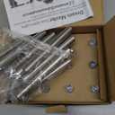 Solar Lights Outdoor Waterproof, Stainless Steel LED Landscape Lighting, Solar Garden Lights, Outdoor Valentines Day Decorations for Yard, Pathway, Walkway, Patio, Lawn - 12 Pack ( Multicolor )