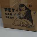 Center Console Dog Car Seat for Small Dogs,Washable Foldable Console Booster Seat for Puppy Car Seat with Safe Protection Hooks Adjustable Straps and Storage Pocket Pet Up to15lbs