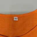 siliteelon Womens 3/4 Sleeve Tops Summer Tshirts Ruffle Flowy Crew Neck Dressy Casual Blouses 2026 Trendy Cute Work Outfits, Orange, S