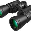 UncleHu 20x50 High Power Binoculars for Adults with Low Light Night Vision, Full-Size Waterproof Binoculars for Bird Watching Hunting Travel Football Games Stargazing with Carrying Case and Strap (Black)