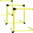 3Pcs Adjustable Height Hurdles Training Equipment, Hurdles Track and Field