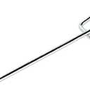 Pegboard Hooks,50-Pack,4 Inch L Shape Small Galvanized Pegboard Hooks Suitable for 1/8 and 1/4 inch pegboard,Metal Pegboard Hooks for Garage,Office,Kitchen,Store