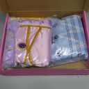 Jeowoqao Princess Costumes for Girls, Princess Dress up Clothes for Girl 4-6 Princess Dresses,Little Girl Dress up Pretend Role Play, Christmas Birthday Gifts for Toddler Girl Aged 3-6