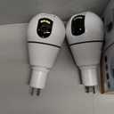 Light Bulb Security Camera, 2.4G/5GHz WiFi 2K Security Cameras Wireless Outdoor Indoor,Bulb Cameras for Home Security, AI Smart Detection, 911Emergency, US Based Cloud, 2 Way Talk, Color Night Vision 2 Pack