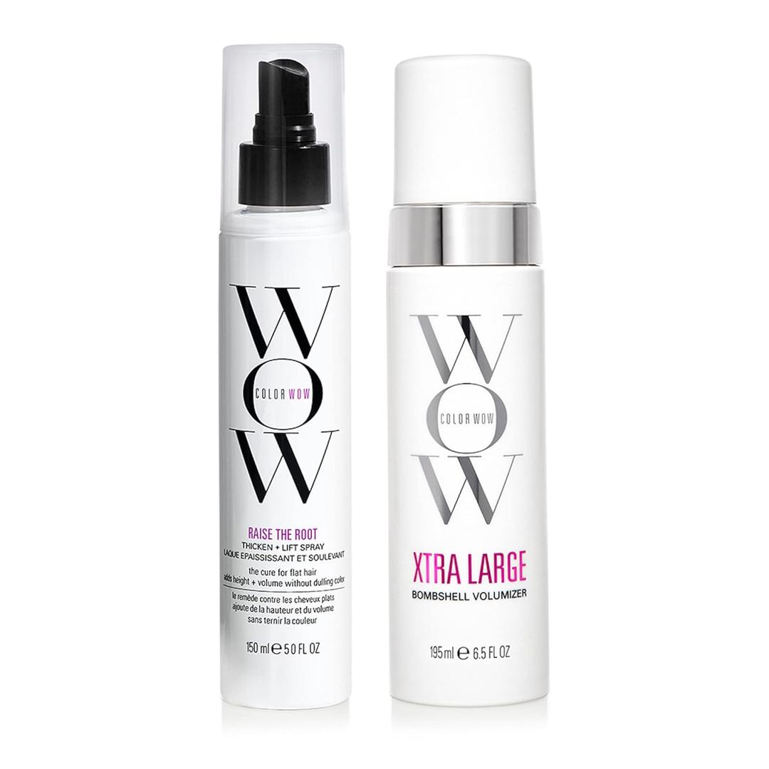COLOR WOW Xtra Large Bombshell Volumizer  New Alcohol-Free Technology for Lasting Volume and Thickness (2 Piece Set)