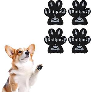 Dog Paw Grips Non Slip Traction Pads, Dog Paw Grips and Protectors with Strong Adhesive to Prevent Slipping on Hardwood Floors, Sticky Pads for Senior Dogs with Walking Issues (12 Sets - 48 Pads, L)