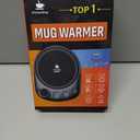 Coffee Mug Warmer - Fastest Heating & Highest Temperature, Coffee Cup Warmer for Desk Auto Shut Off, 4 Temp Settings & 1-12H Timer, Smart Electric Beverage Warmer for Coffee, Tea (Black)