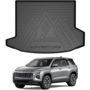 Mixsuper Cargo Liner for Chevy Equinox/GMC Terrain 2025 2026, All Weather Cargo Mat for Chevy Equinox Rear Trunk Liner Black