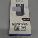 Zgear Universal Camera Battery Charger With LCD Display