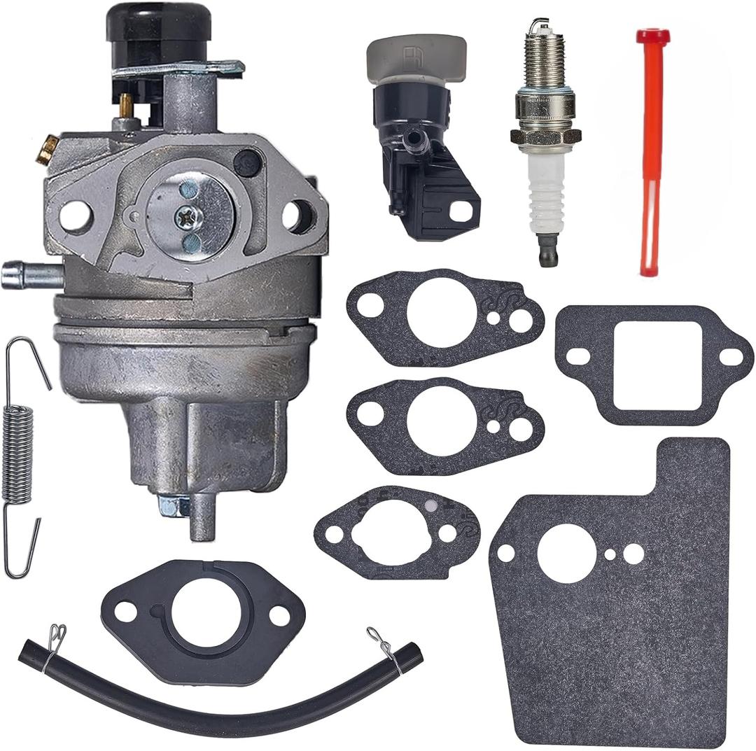 16100-Z0J-H03 Carburetor Carb for Honda HS720 HS520 HS520K1 Snowblowers Replaces 16100-Z1A-H01 16100-ZL8-H02 - with Spark Plug Fuel Filter Kit