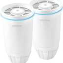 Water Filters Replacement for Zero Water Pitchers and Dispenser, 0 TDS Premium Filtration, Reduce Lead/Chromium/PFOA/PFOS - Improve Tap Water Taste (Pack of 2 by TOMOON)