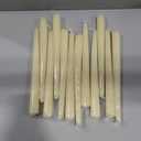 12 Pack Ivory Taper Candles 10 inch - Taper Candles Dripless, Smokeless, Unscented - 8 Hours Long Burning - Hand Poured Tall Candlesticks - Perfect for Home Decor, Weddings, and Special Occasions