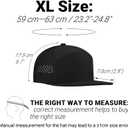 Performance Snapback Hats for Men Women,Flat Bill Cap,Golf,Running,Workout