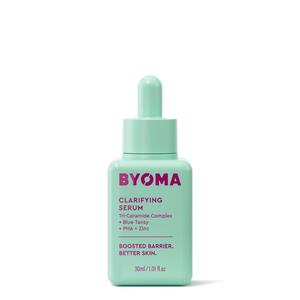 BYOMA Clarifying Serum - Barrier Repair Serum - Clarifying Facial Serum for Acne Prone Skin - Calming Face Serum with Ceramides, Blue Tansy, PHA & Zinc - Balanced & Healthy Skin - 1.01 fl. oz