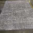 Gray Rug with Green Hue Classic Rug 8x10