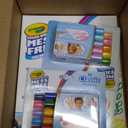 Crayola Color Wonder Mess Free Coloring Kit (120ct), 100 Mess Free Coloring Pages & 20 Mini Markers, Toddler Travel Activity, Gift for Toddlers