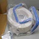 Heavy Duty Elongated Toilet Seat Riser, Easy to Install - 3.5" Lift - 300 lbs Capacity, Premium Padded Support Handles