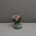 Fake Hydrangeas with Pot, Mini Hydrangea Artificial Flowers Artificial Plant in Ceramic Vase for Office Desktop Decorations (White)
