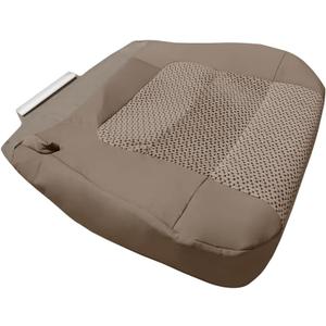 Driver Bottom Cloth Seat Cover, Replacement Med Parchment Tan Front Driver Bottom Side Seat Cover Compatible with Ford F150 XLT 2000-2003