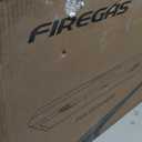 FIREGAS Under Cabinet Range Hood 36 inch with Ducted/Ductless Convertible, Slim Kitchen Stove Vent Hood, LED Light, 3 Speed Exhaust Fan, Reusable Aluminum Filter, Push Button,Charcoal Filter (Stainless Steel)