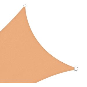SUNNY GUARD Sun Shade Sail 16'x16'x16' Triangle Terra UV Block Sunshade for Backyard Yard Deck Patio Garden Outdoor Activities and Facility