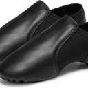 Stelle Jazz Shoes for Girls and Boys Slip-On Leather Dance Shoes 5 1/2