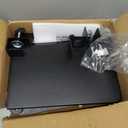 suptek Large Keyboard Tray Under Desk Pull Out with C Clamp Mount, Computer Keyboard & Mouse Tray, 34 (38 Including Clamps) x 11.8 inch Slide-Out Platform Computer Drawer for Typing, Black, DSF1LB