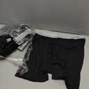 Hanes mens Underwear Boxer Briefs Pack, Cool & Breathable Cotton Moisture-wicking Underwear for Men, No Ride Up (Black, XL)