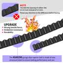 237 inch 41A5250 Garage Door Drive Opener Belt, for 7ft Garage Door Compatible with Liftmaster Chamberlain,craftman,Sentex,Whisper Doo.The 41AB050-2 Belt spacing of Rubber Ribs is 0.15 inch
