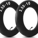 2 PCS 3.50-10 Inner Tube 10 inch Scooter Tube with Bent Valve Stem
