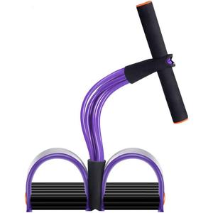 Sit-up Aid Enhanced Six-Tube Tension Rope Multifunctional Pull Rope Pedal Weight Loss Fitness Equipment Home(D)