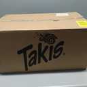 Takis Blue Heat Rolled Tortilla Chips, Hot Chili Pepper Flavored, Multipack Box with 14 Bags of 9.9 Ounces Exp 02/26