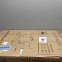 Luonty 6ft Folding Table Heavy Duty Plastic Table for Patio, Events, or Camping Portable, Weather-Resistant, Easy to Store Holds up to 330 lbs, White 