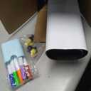 Magnetic Dry Erase Whiteboard for Refrigerators, 24" x 39" White Board on Wall for Organizer and Planner, Kitchen Fridge Shopping List with Marker, Magnetic Eraser and Magnets