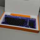 Newmen GM980 Wireless Mechanical Keyboard,Tri-Mode BT5.0/2.4GHz/USB-C Hot Swappable Custom Keyboard,100 Keys Gasket Gaming Keyboards PBT keycaps Pre-lubedTactile Switch, RGB Backlit (Dailuo Switch) (Blue)