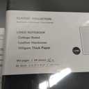 Comix 6 Pack Lined Journal Notebooks for Work, 240 Pages, 5.5"x8.3", Black, Hardcover, A5 Medium College Ruled, Journaling Notebooks for Notes-taking, Fits for Office School Home