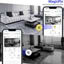 Cameras for Home Security, 2K Pan/Tilt Indoor Camera Baby Monitor Pet Camera App Sleep Mode, 24/7 2-Way Talk Human Detection Motion Tracking Night Vision SD/Cloud Storage Indoor Security Camera 2-Pack