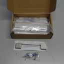 Alzassbg 10 Pack Brushed Satin Nickel Cabinet Pulls, 5 Inch(128mm) Hole Centers Kitchen Hardware Cabinet Handles Rectangle Pulls for Cabinets AL3055SN