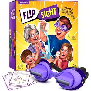 Dan&Darci FlipSight Goggles Challenge Game  Teen Boy Gifts  Party Games  Group Games for Kids, Teens & Adults  Gifts for 10, 11, 12, 13, 14 Year Old  Teenage Boys Girls Birthday Gift  Family Fun