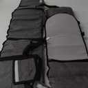 Small Dog & Cat Car Seat, Detachable Seat, Console Fit, Adjustable Straps, Storage Pocket & Clip-On Leash - Ideal for Pets Under 15 lbs (Grey)