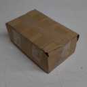 Qilery 50 Pcs Mini Paper Gift Bags Bulk with Tissue Paper Small Gift Bags with Handle and Tags for Birthday Wedding Back to School Summer Party Business(Brown,4.7 x 2.4 x 3.9'')