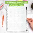 WallDeca Academic Planner 2025-2026, Daily, Weekly & Monthly Planner, July 2025 - June 2026, Student Notes Pages, Twin-Wire Binding Day and Weekly Agenda for School & Work (8.5 x 11-Inches, Black)