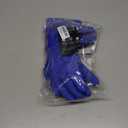 2 Pairs Rubber Household Cleaning Gloves for Kitchen Dishwashing, Cotton Lined (Blue) (X-Large (Pack of 2))