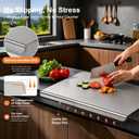 Titanium Cutting Boards for Kitchen, Pure Titanium, 20 x 16 Inch