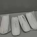 Cinf Ceramic Corn Cob Holders 8.8" Corn Dishes Set of 4 Trays Non-slip Bottom Microwave Dishwasher Oven Safe (Marble Pattern)