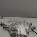 Coat Rack with Natural Marble Base, Metal Freestanding Coat Rack with 8 Hooks, 3 Adjustable Size Sturdy Coat Tree for Bags, Coats, and Hats for Entryway, Hallway, Bedroom, Office, Black